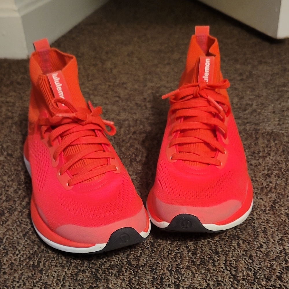 lululemon athletica Orange Athletic Shoes